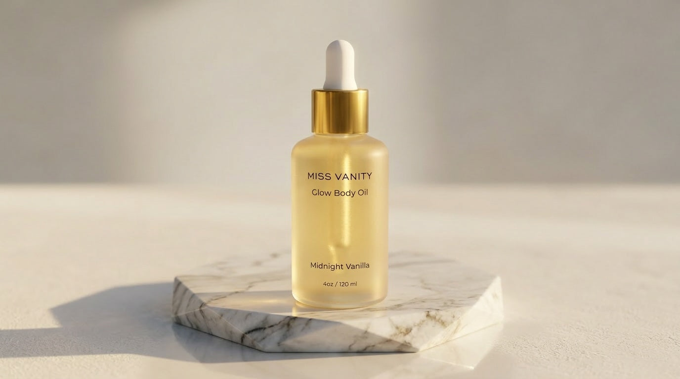 Vanity Glow Body Oil — Midnight Vanilla